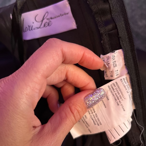 New Knit&Chic Mini Strapless Dress in Black - Picture 6 of 6